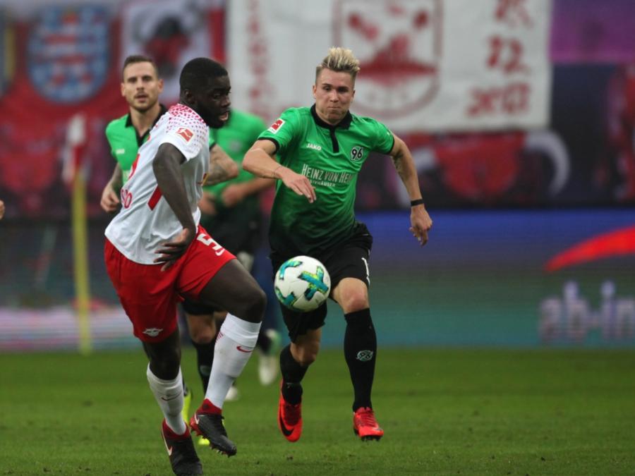 1. Bundesliga: Leipzig gewinnt 2:1 gegen Hannover