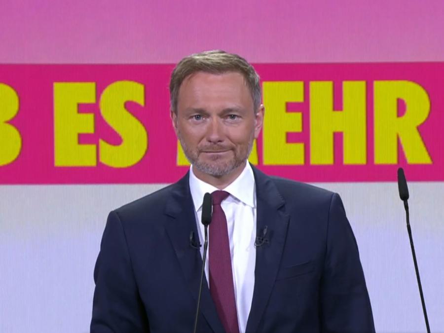 Lindner mit 92,7 Prozent als FDP-Chef bestätigt