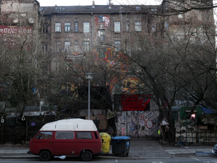 Randale vor Räumung von Köpi in Berlin-Kreuzberg