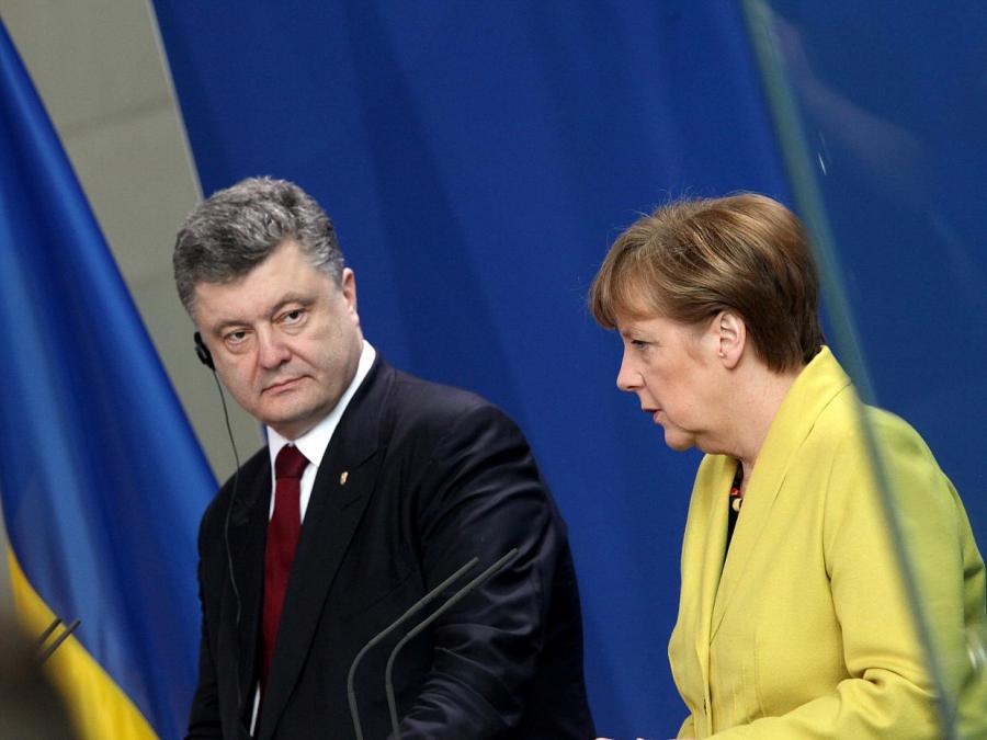 Ukraines Ex-Präsident Poroschenko empfiehlt Merkel als Vorbild