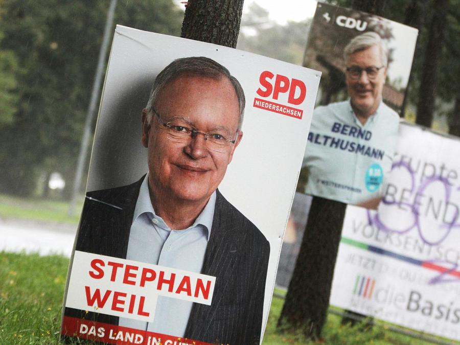 Prognosen: SPD bei Niedersachsen-Wahl vorn - FDP muss zittern