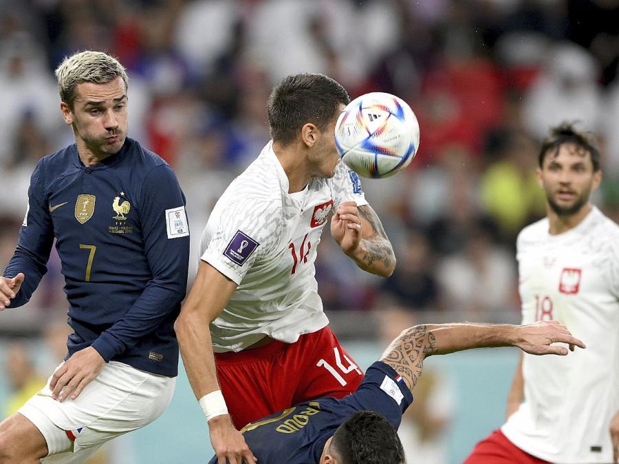 Frankreich schlägt Polen und steht im WM-Viertelfinale