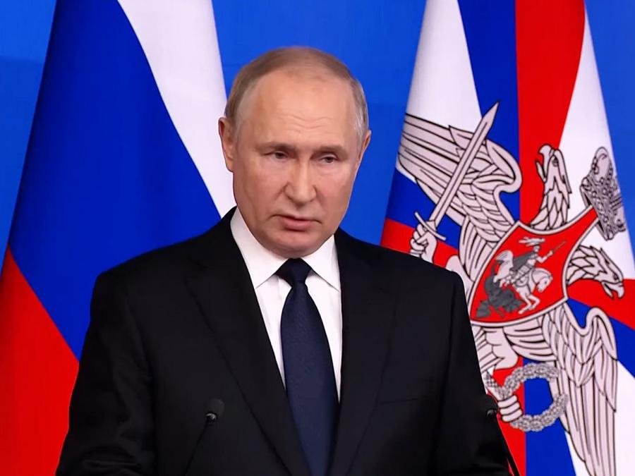 Putin will Krieg gegen Ukraine unvermindert fortsetzen