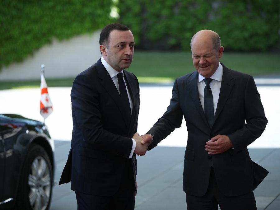 Scholz mit Georgiens Regierungschef Gharibaschwili zusammengekommen