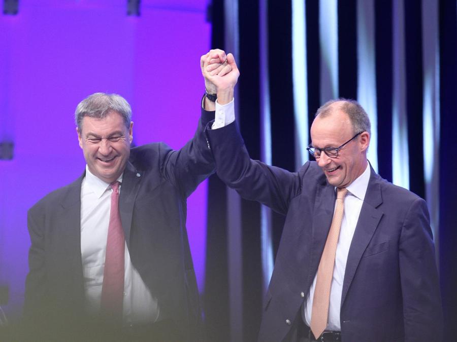 Söder bezeichnet Merz als Favorit für Unions-Kanzlerkandidatur