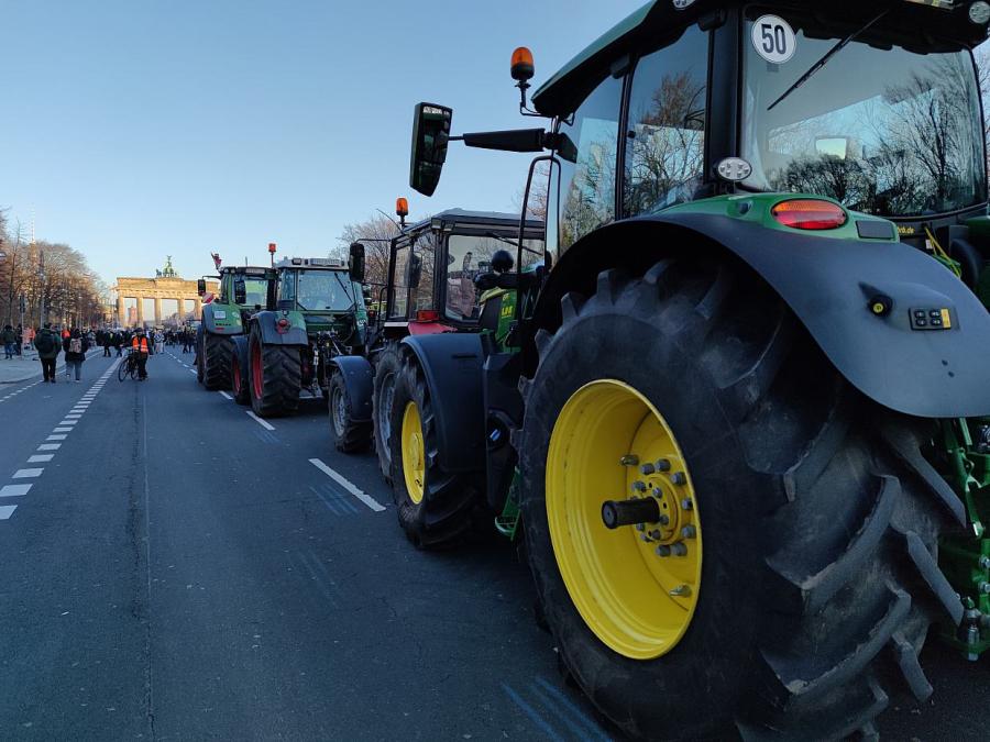 Union warnt nach neuen Bauernprotesten vor Verbotsdebatten