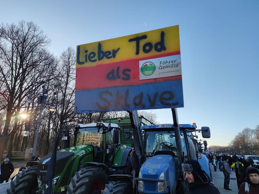 Faeser sieht geringen Einfluss von rechts auf Bauernproteste