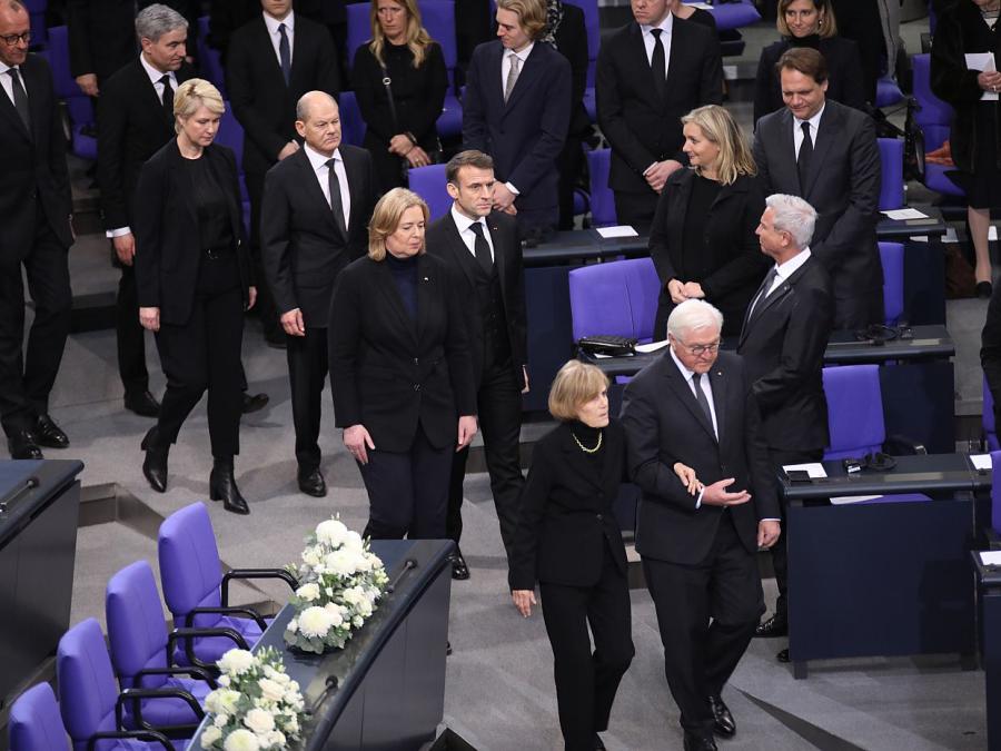 Trauerakt im Bundestag: Politik nimmt Abschied von Wolfgang Schäuble