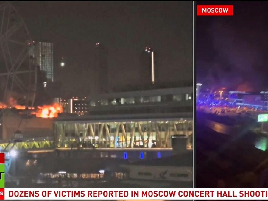 Womöglich dutzende Tote bei Terroranschlag in Moskau