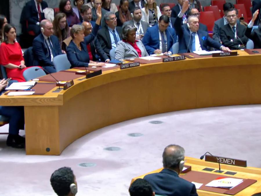 UN-Sicherheitsrat fordert erstmals Waffenruhe im Gaza-Krieg