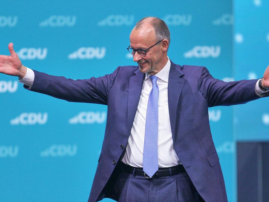 Merz mit knapp 90 Prozent als CDU-Chef wiedergewählt