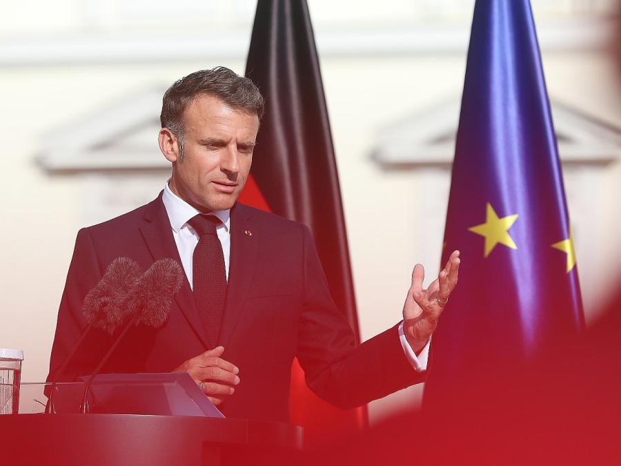 Macron will Verteidigungsbefugnisse der Ukraine erweitern