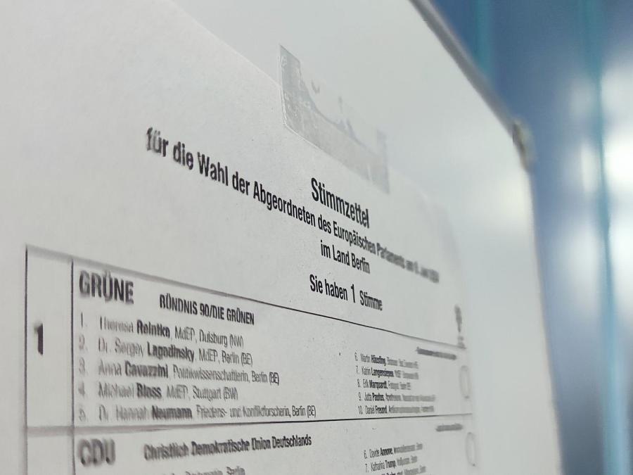 Europawahl: Zustrom in Wahllokale bis 14 Uhr etwas größer als 2019