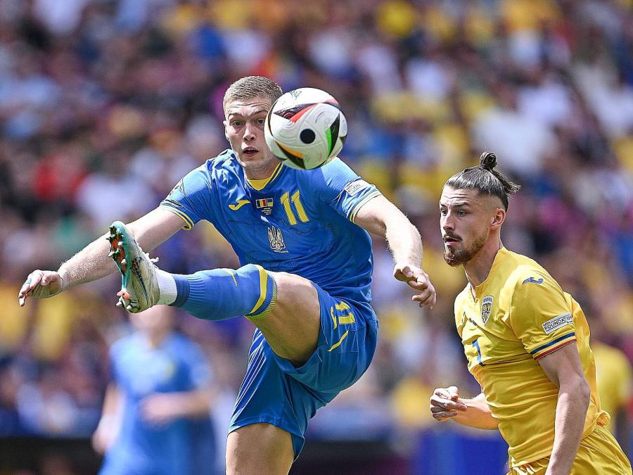 Fußball-EM: Rumänien gewinnt gegen Ukraine