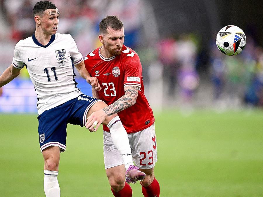 Fußball-EM: Dänemark und England unentschieden