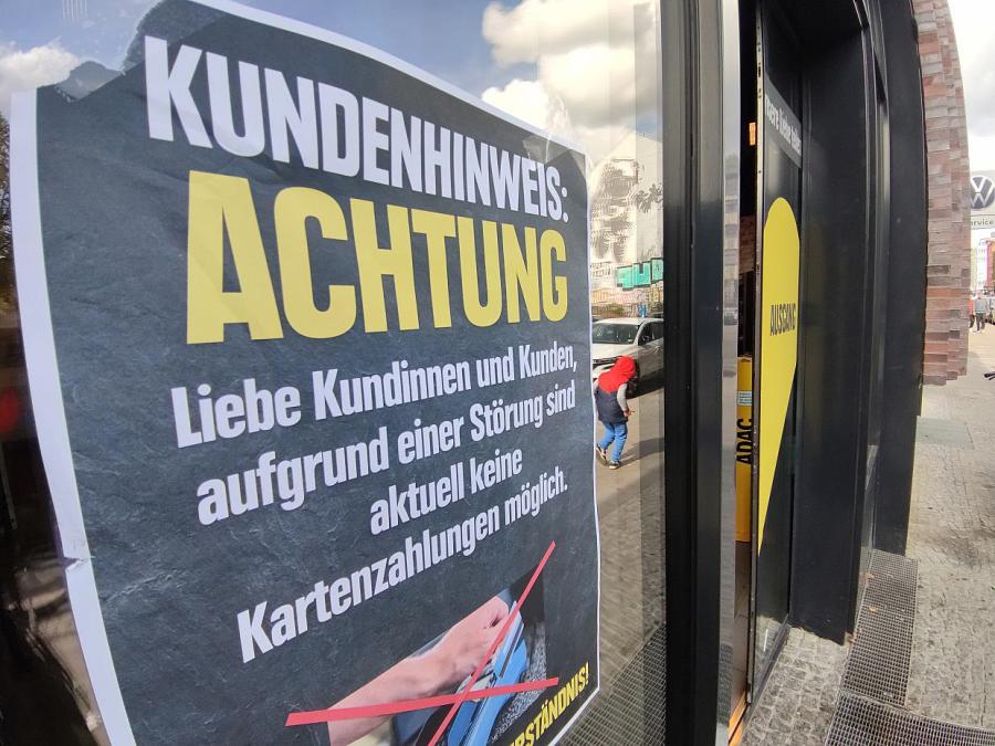 Kartenzahlung bundesweit gestört