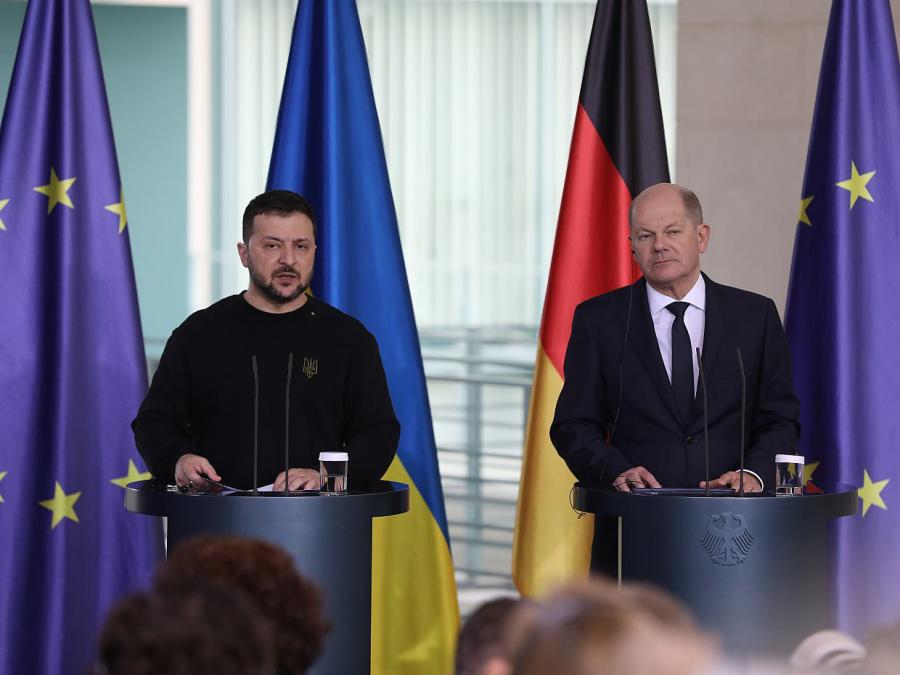 Bericht: Selenskyj besucht Scholz am Freitag in Berlin