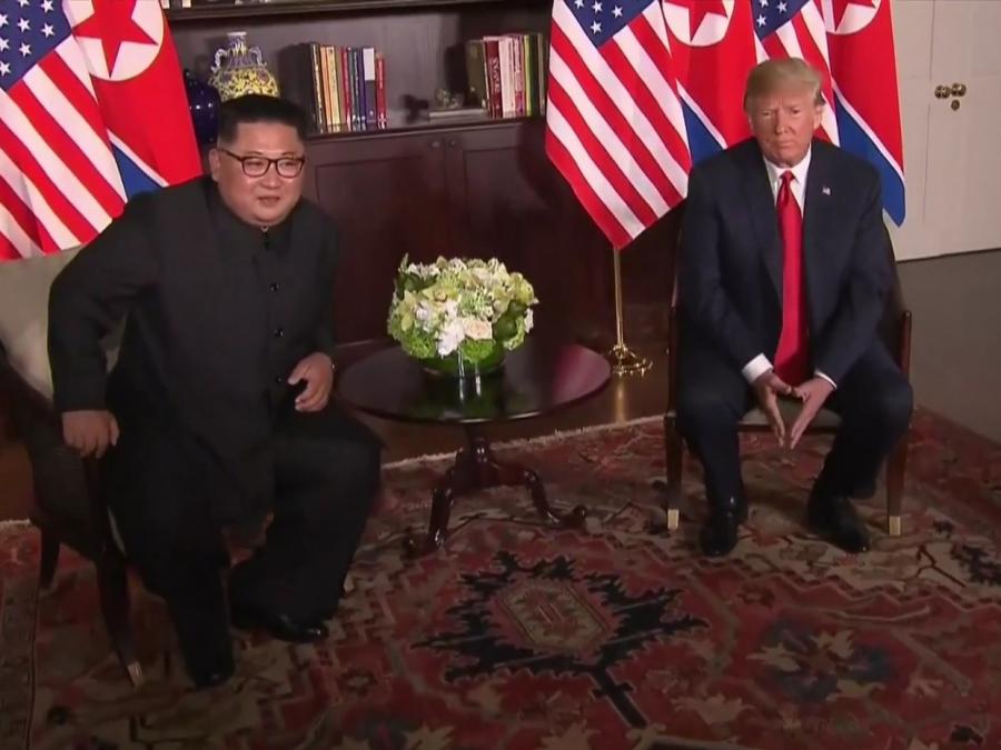 Trump und Kim unterzeichnen Vereinbarung