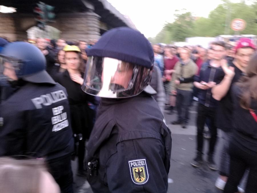Immer mehr Bundespolizisten zum 1. Mai eingesetzt