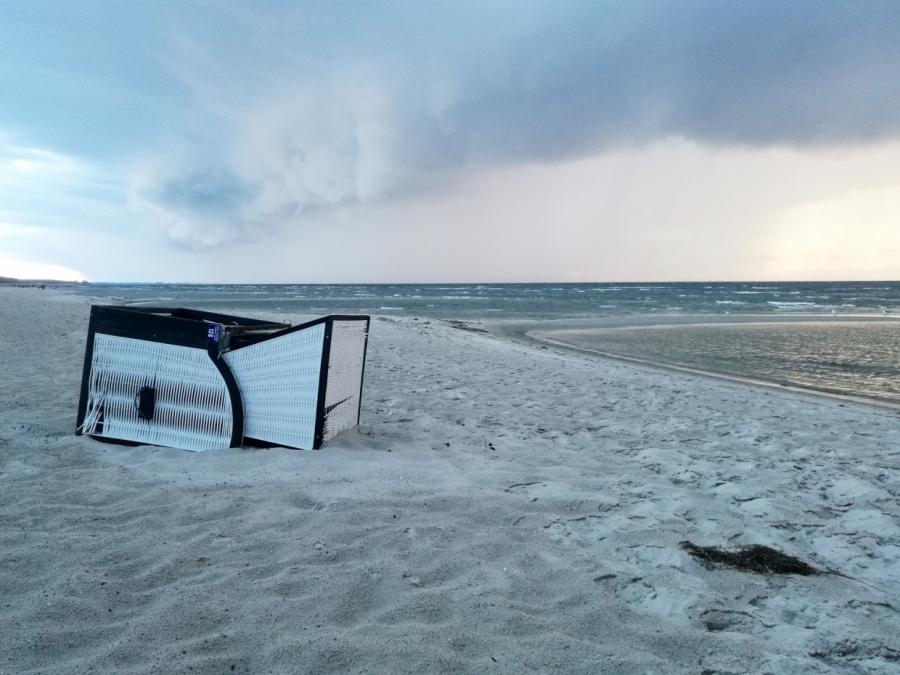 Sturmflut an Ostseeküste in Schleswig-Holstein erwartet