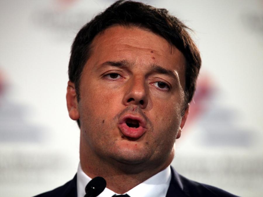 Renzi droht mit Regierungsbruch in Italien