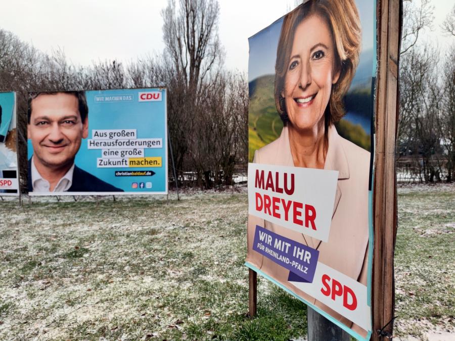 Infratest: Kopf-an-Kopf-Rennen von CDU und SPD in Rheinland-Pfalz